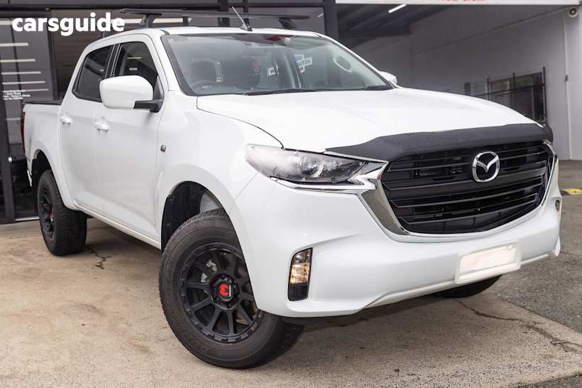 White 2023 Mazda BT-50 Ute Tray XS R