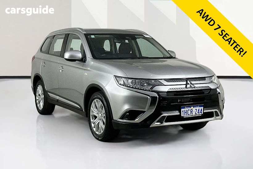 Silver 2020 Mitsubishi Outlander Wagon Es 7 Seat (Awd)