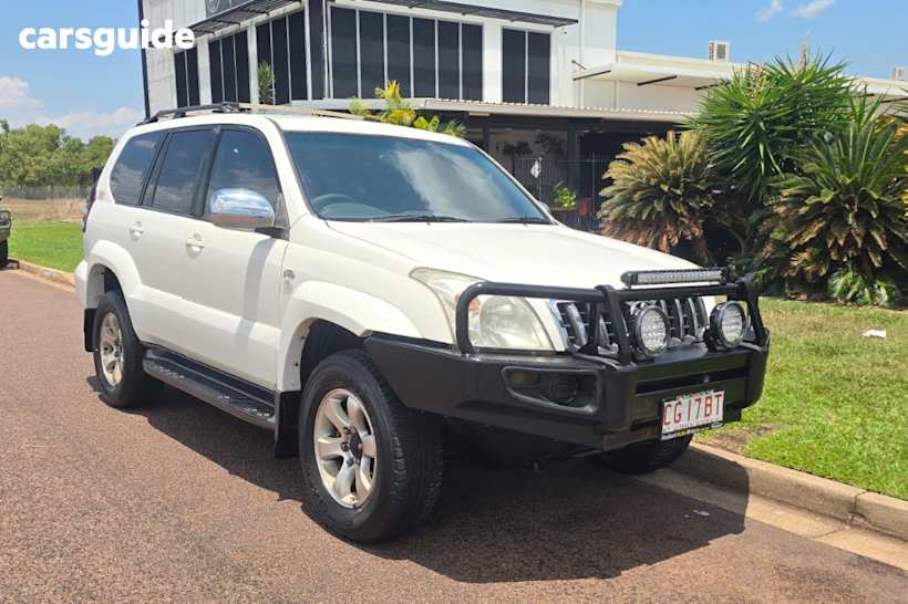White 2007 Toyota Landcruiser Prado Wagon Gxl (4X4)