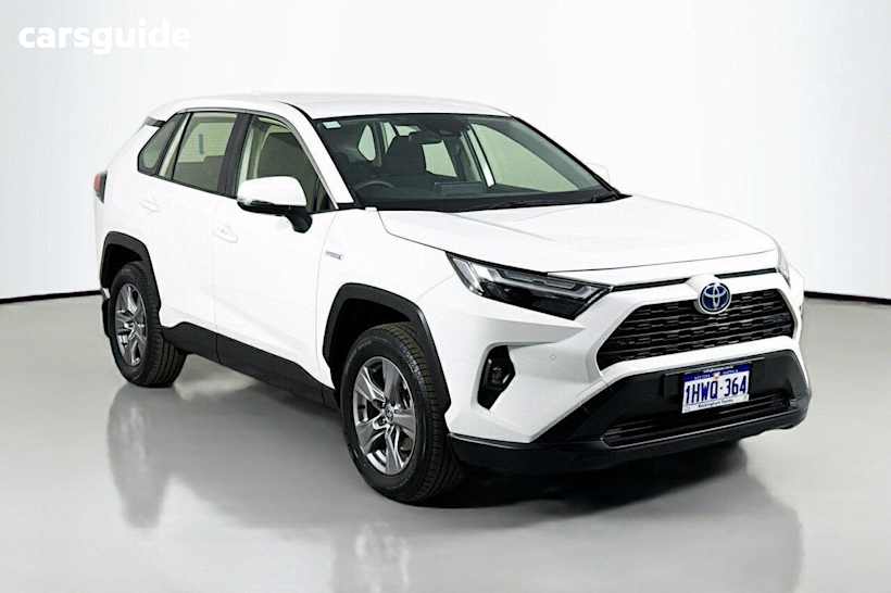 White 2022 Toyota RAV4 Wagon Gx (Awd) Hybrid
