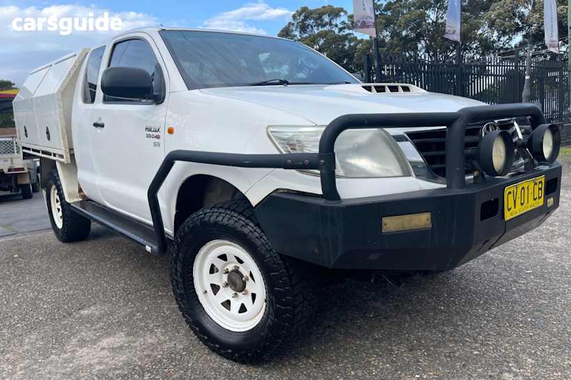 White 2012 Toyota Hilux X Cab Cab Chassis Sr (4X4)