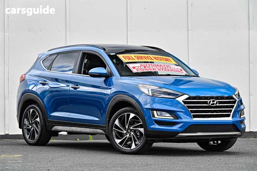 Blue 2019 Hyundai Tucson SUV HIGHLANDER 4X4