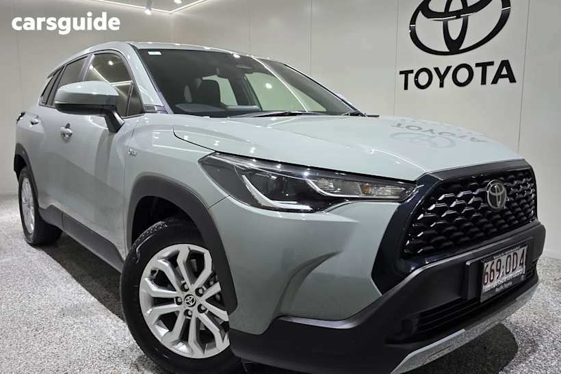 Green 2024 Toyota Corolla Cross SUV GX F