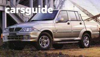 White 2006 Ssangyong Musso Dual Cab Pick-up Sports