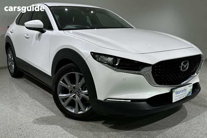 White 2020 Mazda CX-30 SUV G20 TOURING F