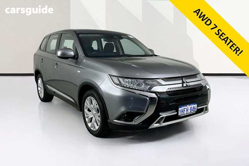 Grey 2021 Mitsubishi Outlander Wagon Es 7 Seat (Awd)