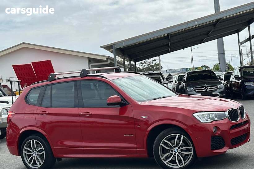 Red 2016 BMW X3 SUV XDRIVE20I 4X4