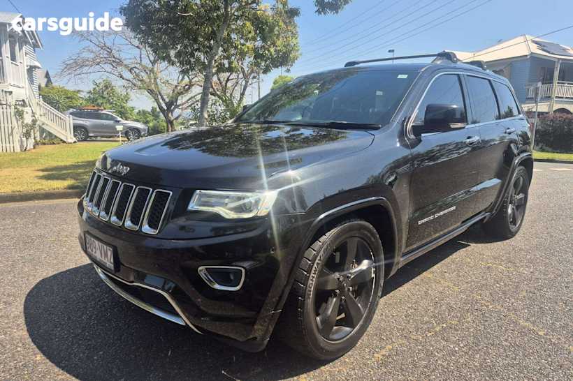 Black 2014 Jeep Grand Cherokee SUV OVERLAND 4X4