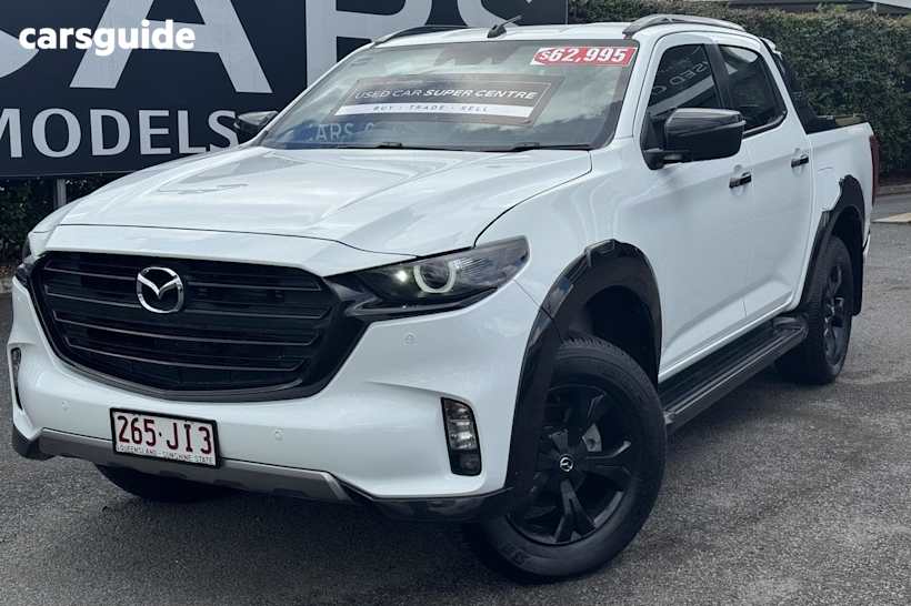 White 2023 Mazda BT-50 Ute Tray SP 4X4