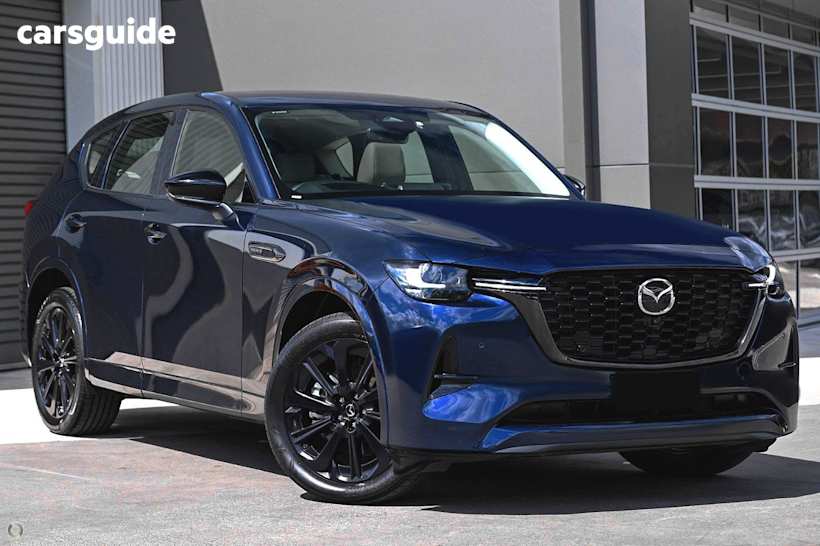 Blue 2025 Mazda CX-60 SUV G40E GT 4X4