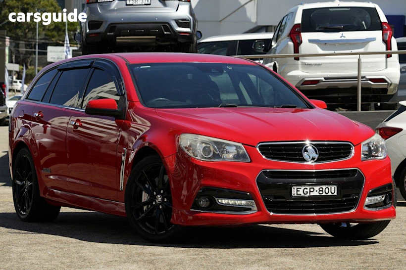 Red 2013 Holden Commodore Sportswagon Ss-V Redline