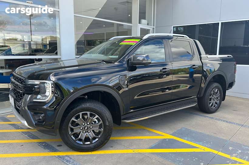 Black 2022 Ford Ranger Ute Tray WILDTRAK 4X4