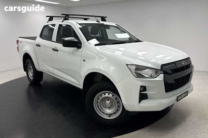 White 2021 Isuzu D-MAX Ute Tray SX 4X4