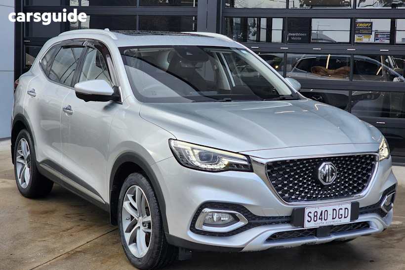Silver 2022 MG HS Plus EV SUV ESSENCE F
