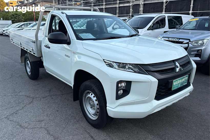 White 2021 Mitsubishi Triton Cab Chassis Glx (4X2)
