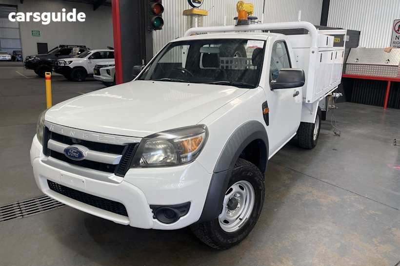 White 2009 Ford Ranger Cab Chassis Xl (4X4)