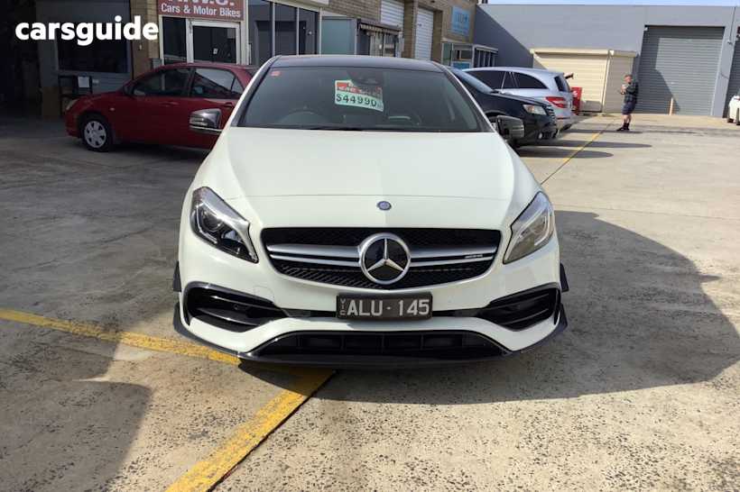 White 2016 Mercedes-Benz A45 Hatchback Amg