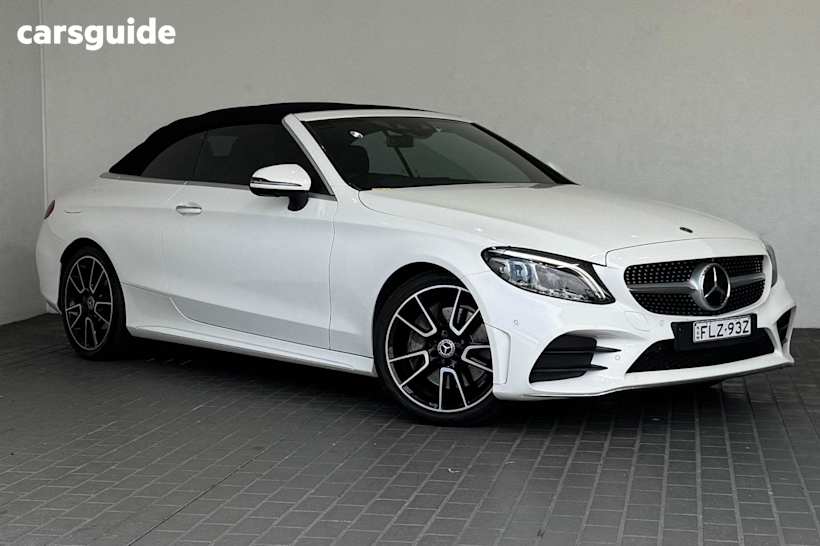 White 2019 Mercedes-Benz C300 Cabriolet