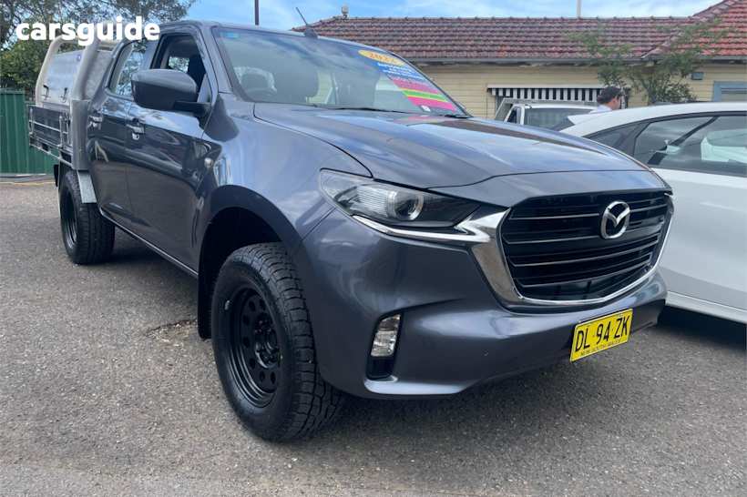 Grey 2022 Mazda BT-50 Dual Cab Chassis Xt (4X2)
