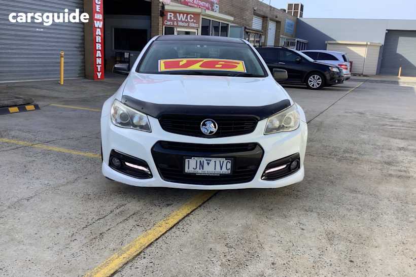 White 2015 Holden Commodore Sportswagon Sv6 Storm