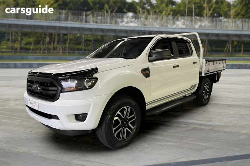 White 2018 Ford Ranger Crew Cab Chassis Xl 2.2 Hi-Rider (4X2) (5 Yr)
