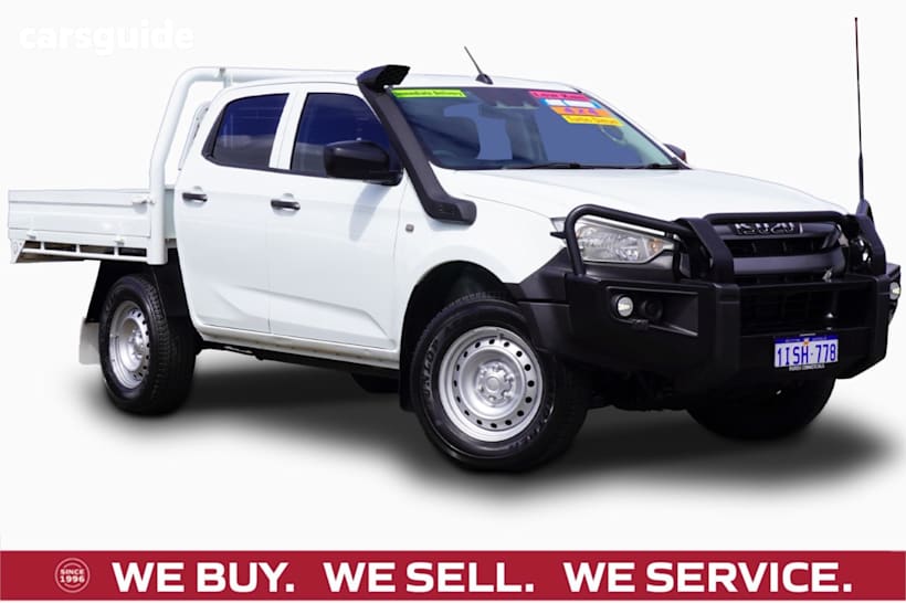 White 2022 Isuzu D-MAX Ute Tray SX 4X4