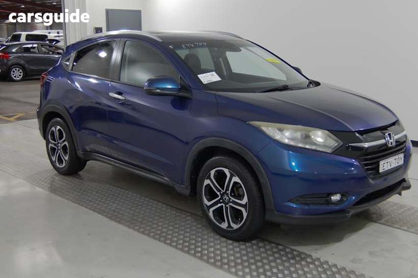 Blue 2015 Honda HR-V Wagon Vti-L