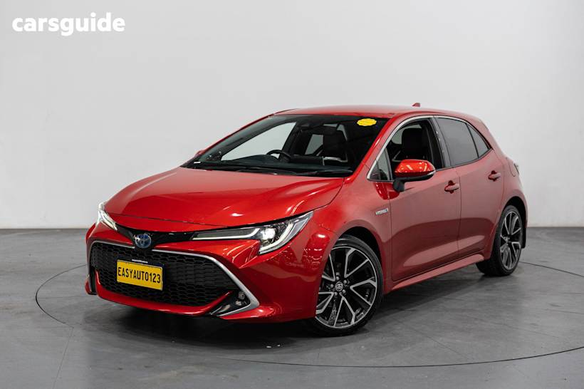 Red 2019 Toyota Corolla Hatchback Zr (Hybrid)