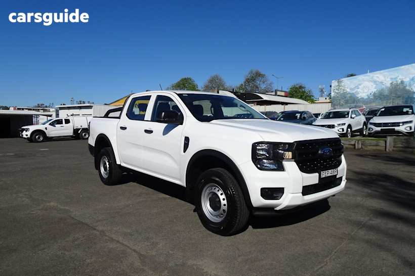 White 2023 Ford Ranger Ute Tray XL 4X4