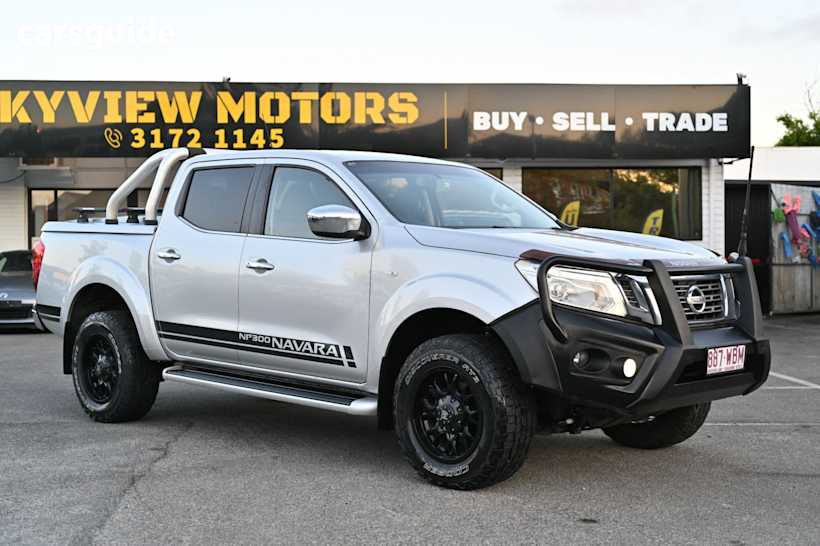 Silver 2015 Nissan Navara Ute Tray ST 4X4