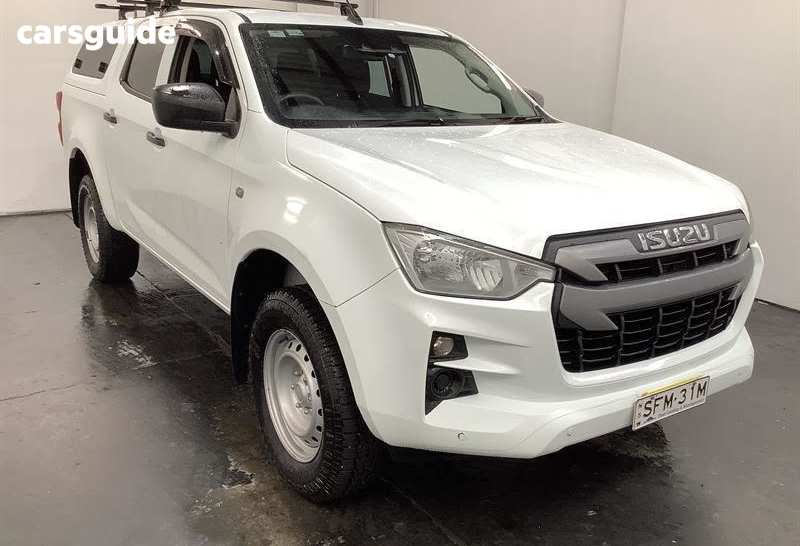 White 2020 Isuzu D-MAX Crew Cab Utility Sx (4X2)