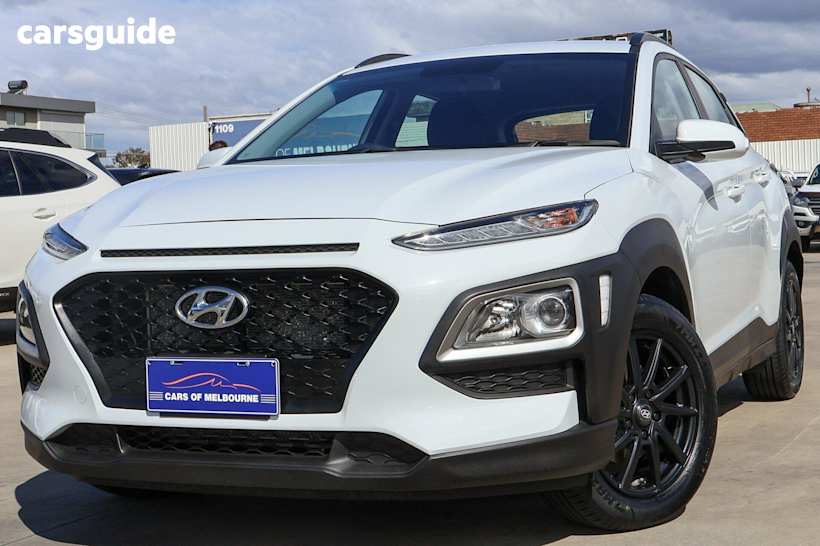 White 2019 Hyundai Kona SUV GO F
