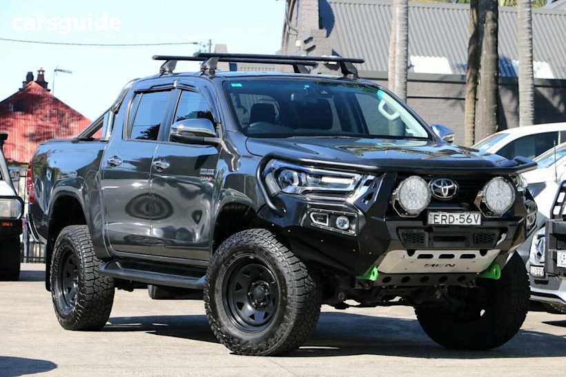Grey 2021 Toyota Hilux Double Cab Pick Up Sr5 + Premium Interior (4X4)