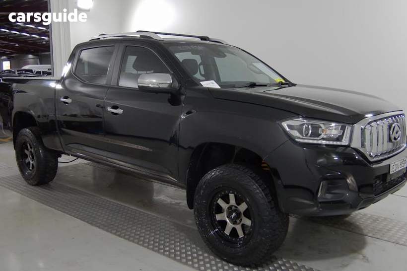 Black 2021 LDV T60 Double Cab Utility Mega Tub (4X4)