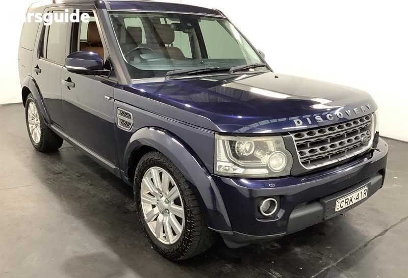 Blue 2013 Land Rover Discovery 4 Wagon 3.0 Tdv6