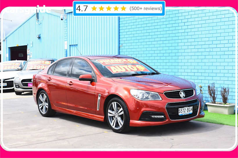 Red 2015 Holden Commodore Sedan SV6 R