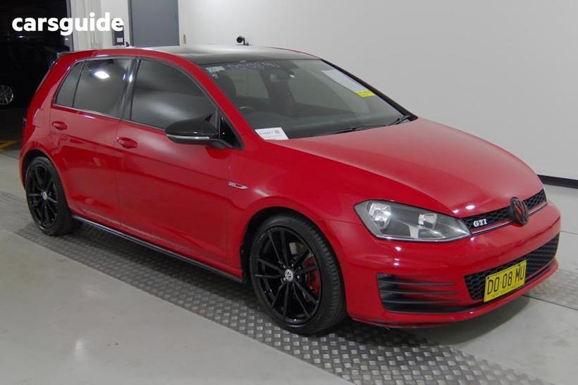 Red 2013 Volkswagen Golf Hatchback Gti