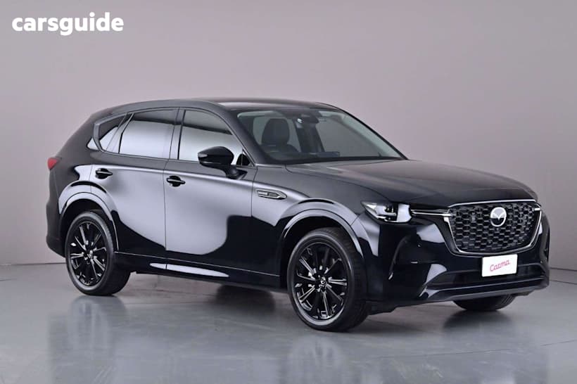 Black 2024 Mazda CX-60 Wagon D50E Gt Hybrid