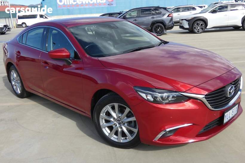 Red 2016 Mazda 6 Sedan Touring