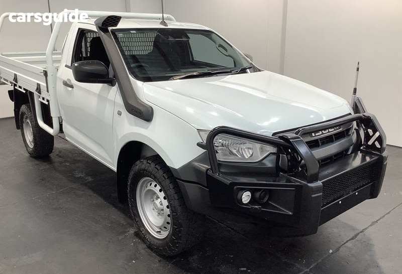 White 2021 Isuzu D-MAX Cab Chassis Sx (4X4)