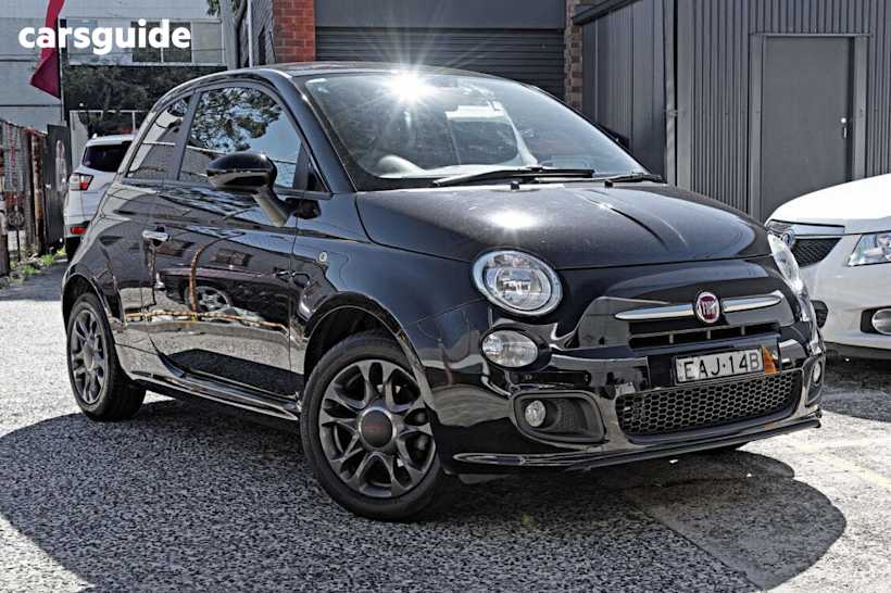 Black 2014 Fiat 500 Hatch S F