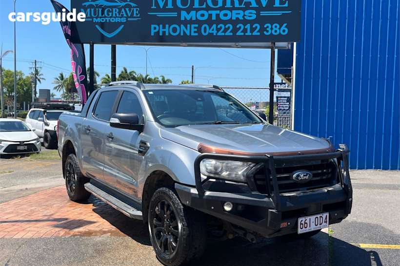 Silver 2019 Ford Ranger Double Cab Pick Up Wildtrak 2.0 (4X4)