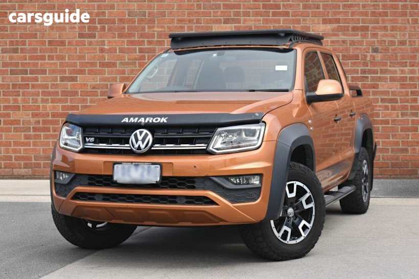 Orange 2019 Volkswagen Amarok Dual Cab Utility V6 Tdi 550 Canyon