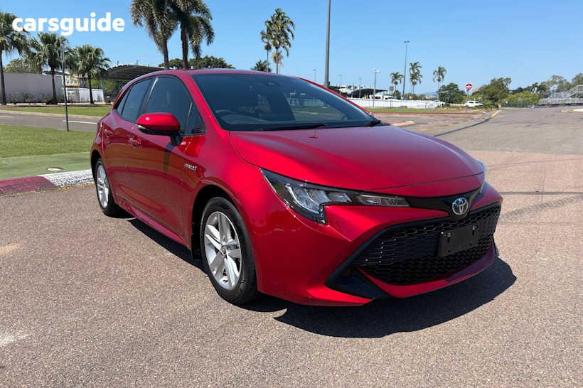 Red 2022 Toyota Corolla Hatch ASCENT SPORT HYBRID F