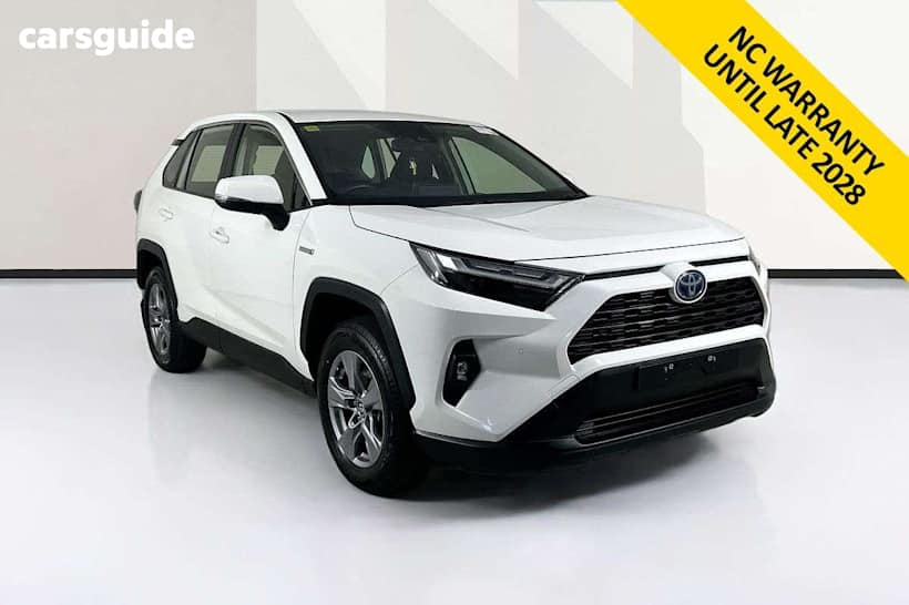 White 2023 Toyota RAV4 Wagon Gx (Awd) Hybrid