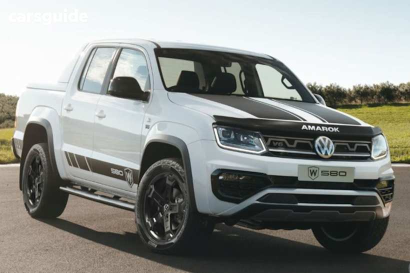 Silver 2022 Volkswagen Amarok Dual Cab Utility Tdi580 W580S 4Motion