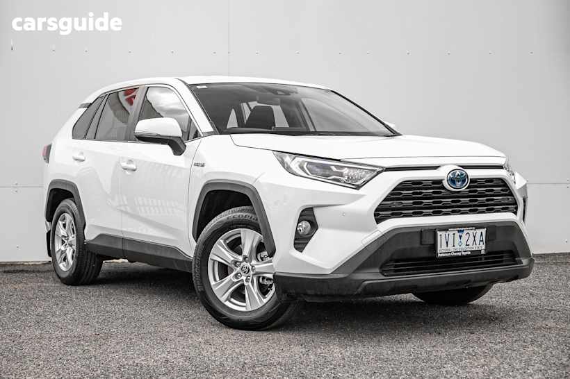White 2021 Toyota RAV4 SUV GX F