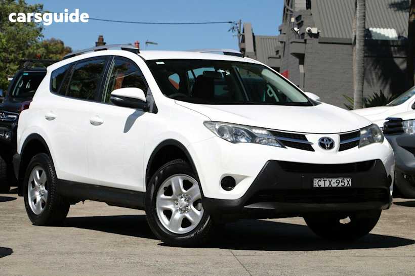White 2014 Toyota RAV4 Wagon Gx (2Wd)