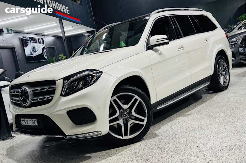 White 2017 Mercedes-Benz GLS-Class SUV GLS350 D 4WD