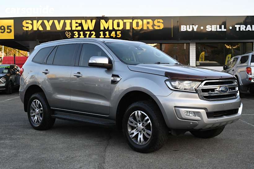 Silver 2015 Ford Everest SUV UA TREND WAGON 7ST 5DR SPTS AUTO 6SP 4WD 3.2DT